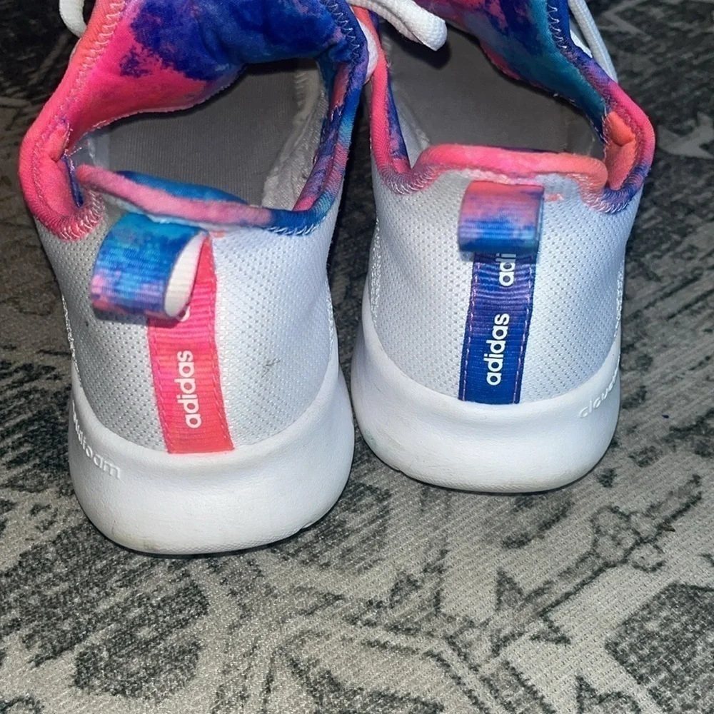 Adidas women’s CLOUDFOAM PURE 2.0 WHITE ACID RED size 9.5